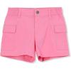 Lands’ End Girls Woven Utility Shorts(Azalea)