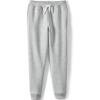 Lands’ End Kids Iron Knee Fleece Jogger Sweatpants(Gray Heather)
