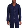 Lands’ End Men’s Essential Pajama Shirt(Deep Sea Navy)