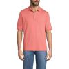 Lands’ End Men’s Short Sleeve American-Grown Supima Cotton Polo Shirt(Coral Clay)