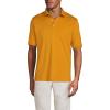 Lands’ End Men’s Short Sleeve American-Grown Supima Cotton Polo Shirt(Vintage Amber)