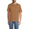 Lands’ End Men’s Super-T Short Sleeve T-Shirt with Pocket(Canyon Camel)
