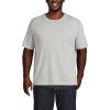 Lands’ End Men’s Super-T Short Sleeve T-Shirt with Pocket(Gray Heather)