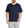 Lands’ End Men’s Super-T Short Sleeve T-Shirt with Pocket(Radiant Navy)