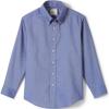 Lands’ End School Uniform Boys Long Sleeve Oxford Dress Shirt(French Blue)