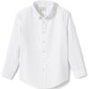 Lands’ End School Uniform Boys Long Sleeve Oxford Dress Shirt(White)