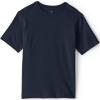 Lands’ End School Uniform Boys Short Sleeve Essential T-Shirt(Classic Navy)