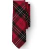 Lands’ End School Uniform Kids Plaid To Be Tied Tie(Red/Black Plaid)