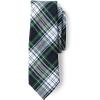 Lands’ End School Uniform Kids Plaid To Be Tied Tie(White Plaid)