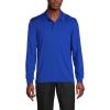 Lands’ End School Uniform Men’s Long Sleeve Rapid Dry Polo Shirt(Cobalt)