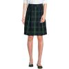 Lands’ End School Uniform Women’s Plaid Pleated Skort Top of Knee(Plaid Hunter/Classic Navy)