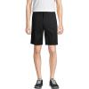 Lands’ End School Uniform Young Men’s Plain Front Blend Chino Shorts(Black)