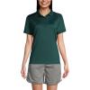 Lands’ End School Uniform Young Women’s Short Sleeve Rapid Dry Polo Shirt(Evergreen)