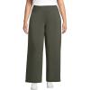 Lands’ End Women’s Active Hi Impact High Rise Wide Leg Pants(Dark Olive Green)