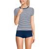 Deep Sea Navy Mini Stripe
