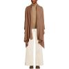 Lands’ End Women’s CashTouch Shawl Wrap(Warm Tawny Brown)