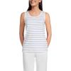 Ivory/Periwinkle Breton Stripe