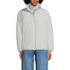 Lands’ End Women’s Insulated Wide Channel Commuter Jacket(Light Fog)