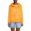 Lands’ End Women’s Packable Anorak Windbreaker(Sweet Mango)