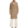 Lands’ End Women’s Teddy Collared Coat(Taupe Tan)