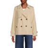 Lands’ End Women’s Trench Rain Jacket(Champagne)