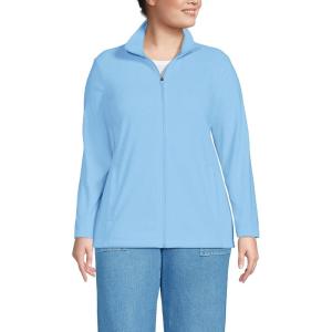 Lands’ End Anyweather Fleece Full Zip Jacket(Bermuda Blue)