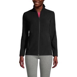 Lands’ End Anyweather Fleece Full Zip Jacket(Black)