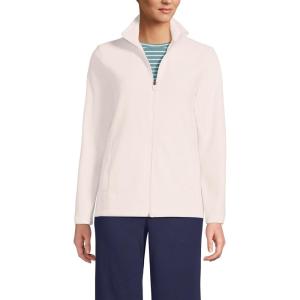 Lands’ End Anyweather Fleece Full Zip Jacket(Ivory Latte)