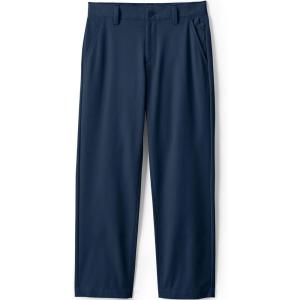 Lands’ End Boys Iron Knee Active Chino Pants(Classic Navy)