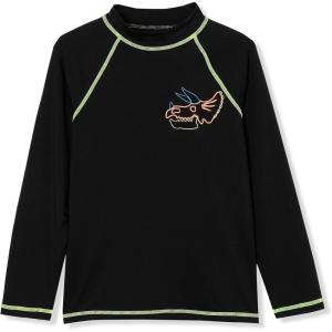 Lands’ End Boys Long Sleeve UPF 50 Sun Protection Rash Guard(Black)