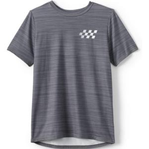 Lands’ End Boys Performance Tee Shirt(Gray Space Dye)