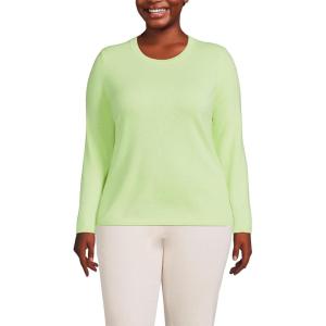Lands’ End Cashmere Sweater(Fluorescent Green)