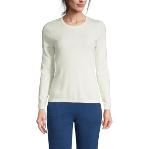 Lands’ End Cashmere Sweater(Fresh Ivory)