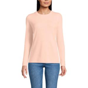 Lands’ End Cashmere Sweater(Soft Mineral Blush)