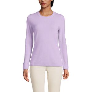 Lands’ End Cashmere Sweater(Washed Lavender Heather)