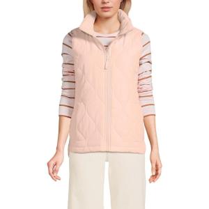 Lands’ End FeatherFree Insulated Vest(Soft Mineral Blush)