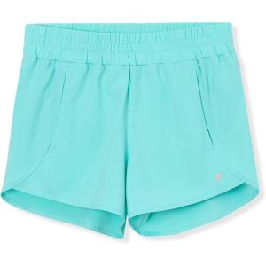 Lands’ End Girls Active Woven Shorts(Aruba Blue)