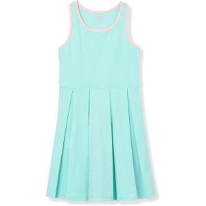 Lands’ End Girls Athletic Active Tank Top Dress(Aruba Blue)