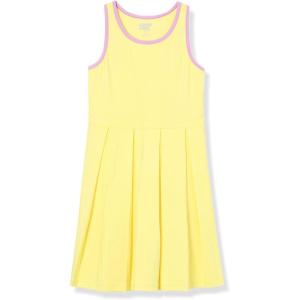 Lands’ End Girls Athletic Active Tank Top Dress(Limelight)