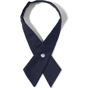 Lands’ End Girls Cross Tie(Classic Navy)
