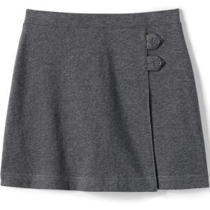 Lands’ End Girls Knit Skort(Charcoal Heather)
