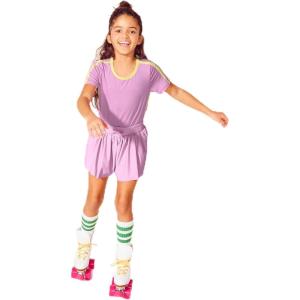 Lands’ End Girls Short Sleeve Performance Tee(Sunset Purple)