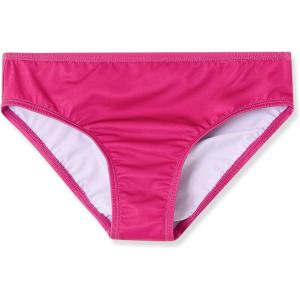 Lands’ End Girls Swim Bikini Bottoms(Neon Purple)