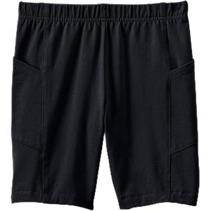Lands’ End Girls Tough Cotton Bike Shorts(Black)