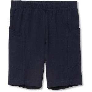 Lands’ End Girls Tough Cotton Bike Shorts(Classic Navy)