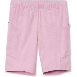 Lands’ End Girls Tough Cotton Bike Shorts(Mauve Mist)