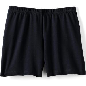 Lands’ End Girls Tough Cotton Cartwheel Shorts(Black)