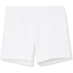 Lands’ End Girls Tough Cotton Cartwheel Shorts(Bright White)