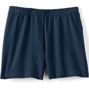 Lands’ End Girls Tough Cotton Cartwheel Shorts(Classic Navy)