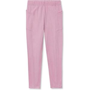 Lands’ End Girls Tough Cotton Novelty Leggings(Mauve Mist)